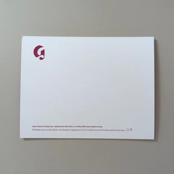 ✨ FREE Glossier Note Card - Picture 2 of 2